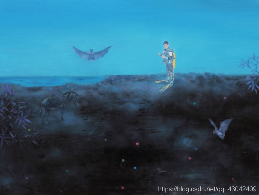 《守夜人》  60x80cm   布面油彩    2015