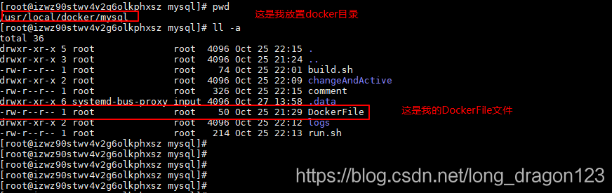 目录以及DockerFile