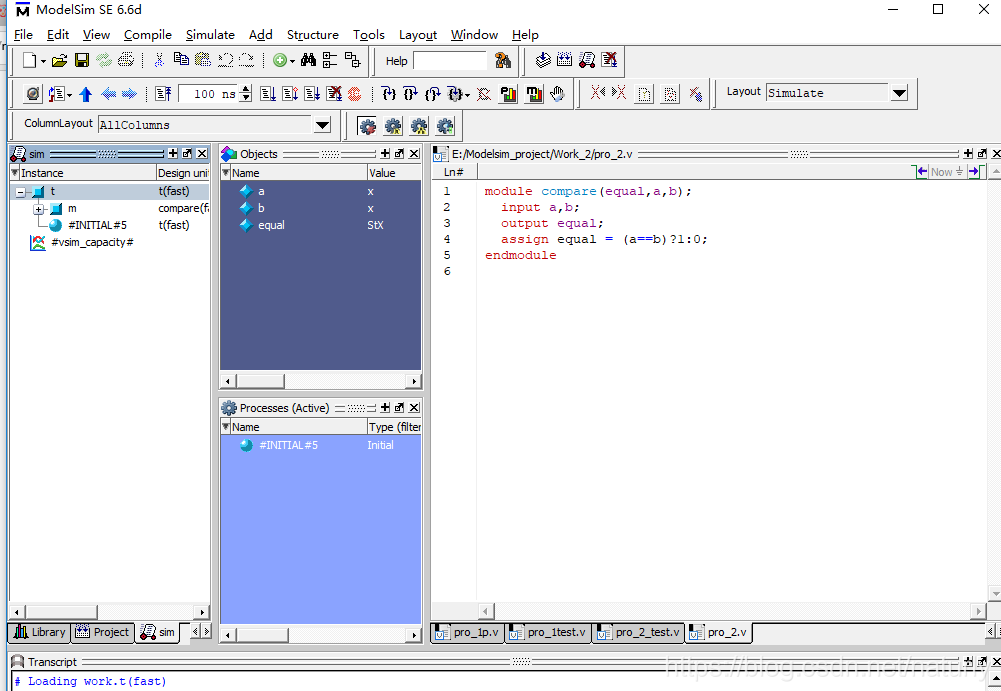 ModelSim 入门使用教程_modelsim入门教程-CSDN博客