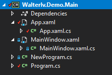 普通 WPF 项目