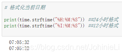 Python分别使用datetime和time获取当前的日期和时间_datetime.datetime.now().strftime('%y ...