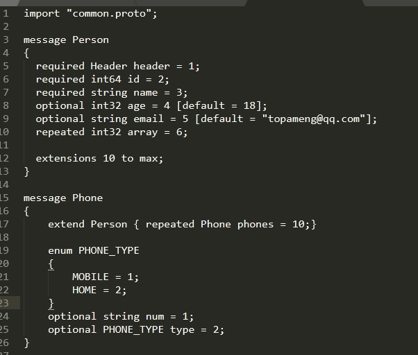进行了序列化。