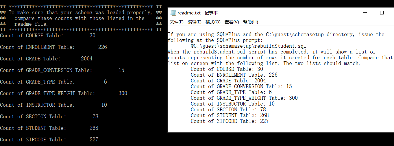 《Oracle PL/SQL实例精讲》学习笔记1——数据准备