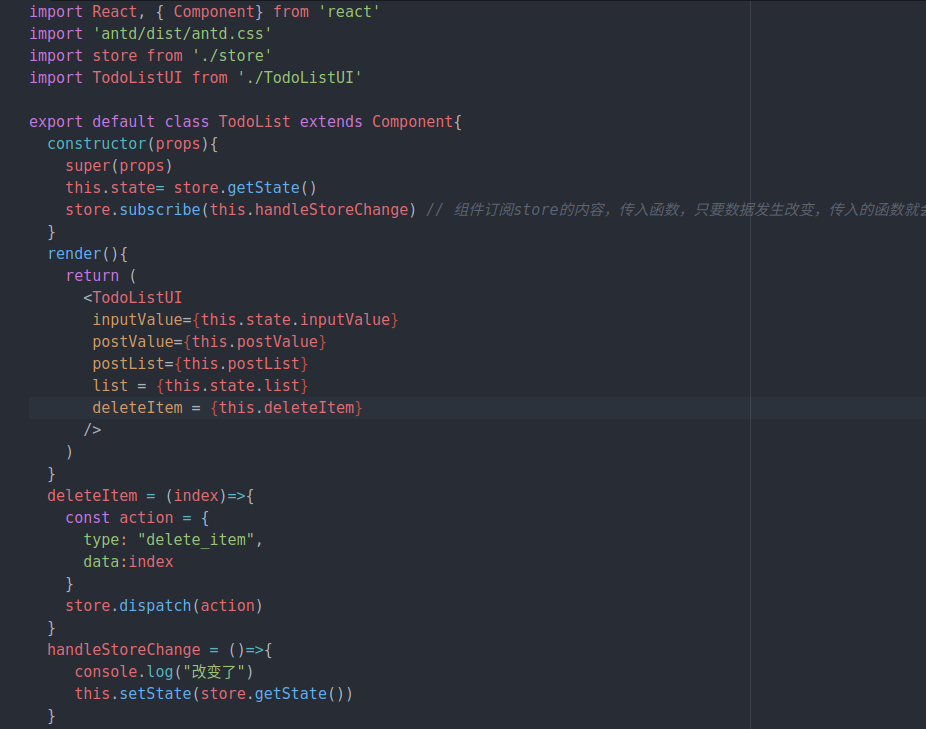 Splitting of UI components and container components and stateless ...