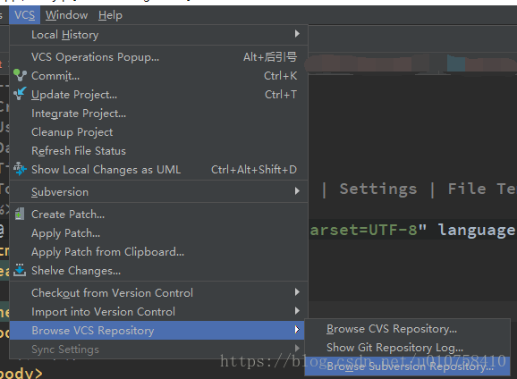 IntelliJ IDEA 中配置、使用 SVN