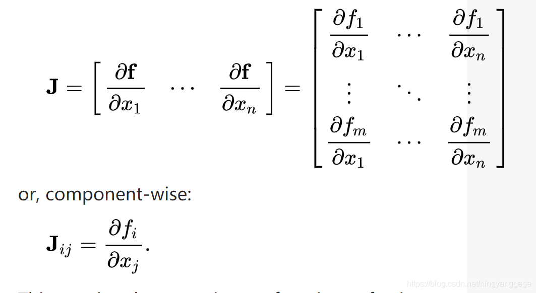 Jacobian矩阵的理解_jac是什么意思 数学-CSDN博客