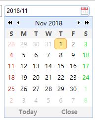 html 日期 年月 年月日 及默认样式_type=