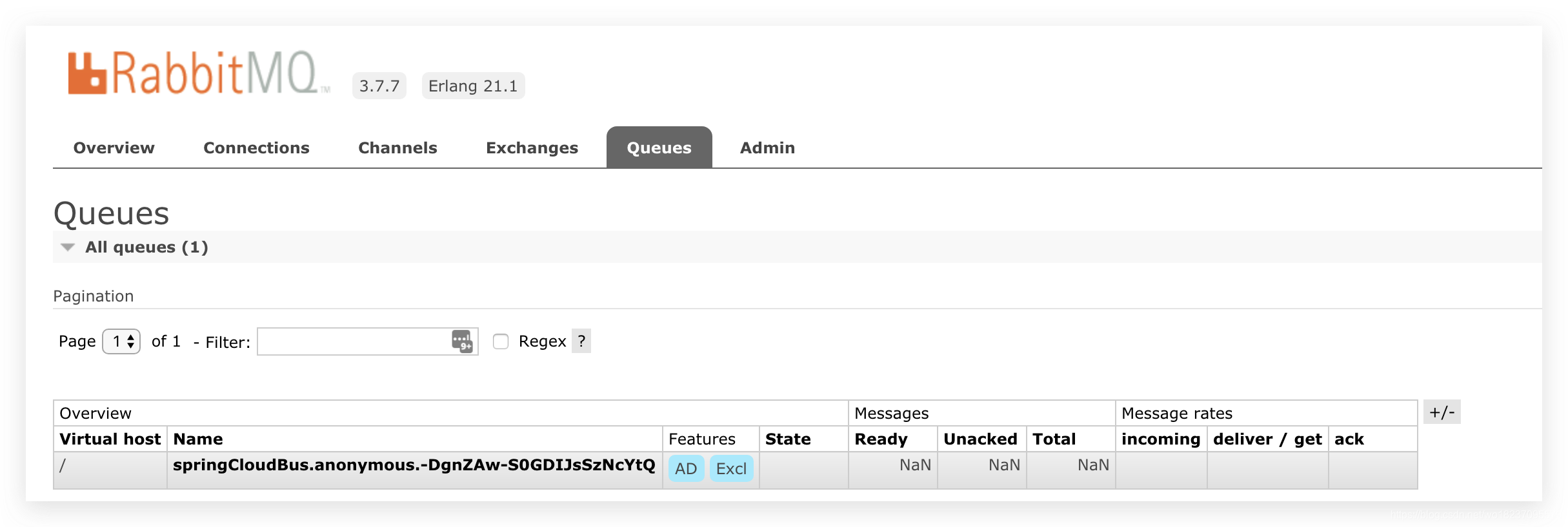 Config Server 新增佇列