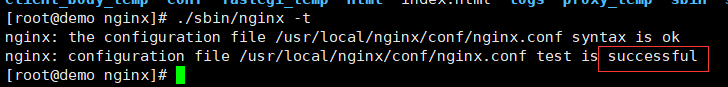 验证Nginx配置是否成功