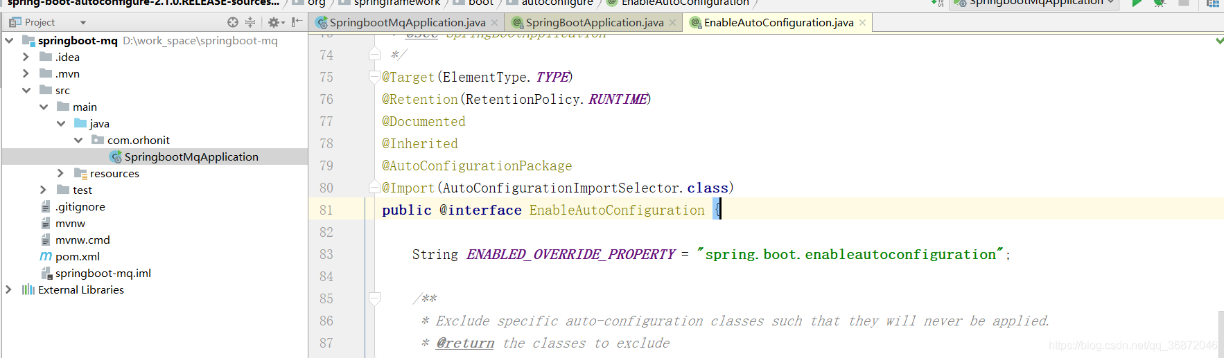 springboot@EnableAutoConfiguration 注解的作用以及加载流程_org.springframework.boot ...