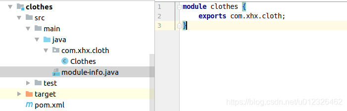 clothes module