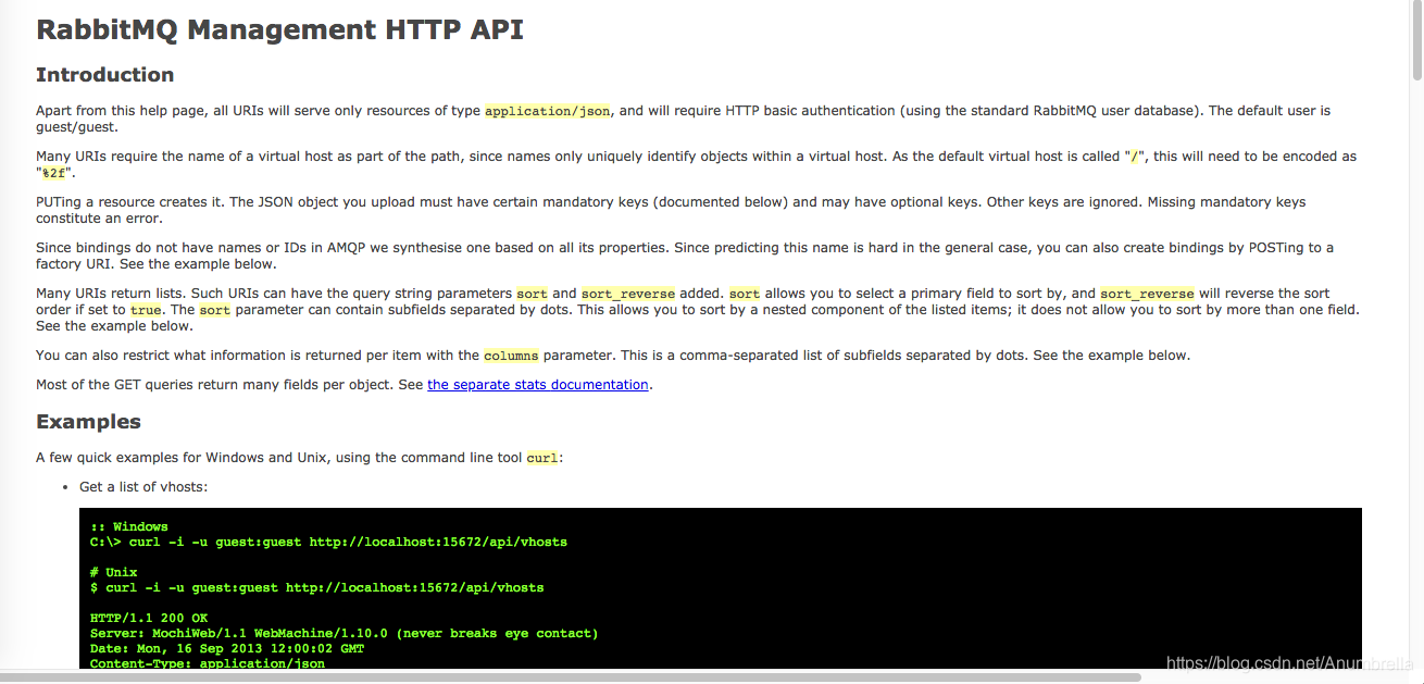 HTTP API