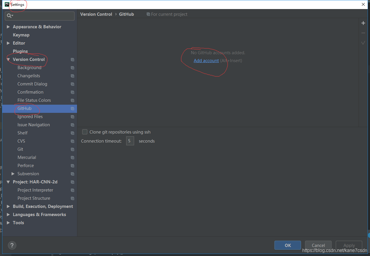 Как добавить проект на github pycharm