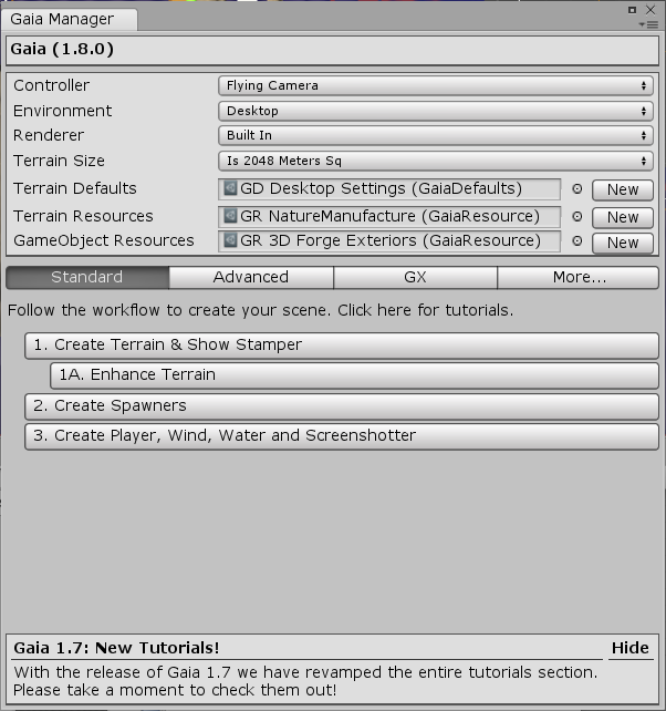 Unity3D插件Gaia的基本使用方法_Sigure_的博客-程序员宅基地- 程序员宅基地