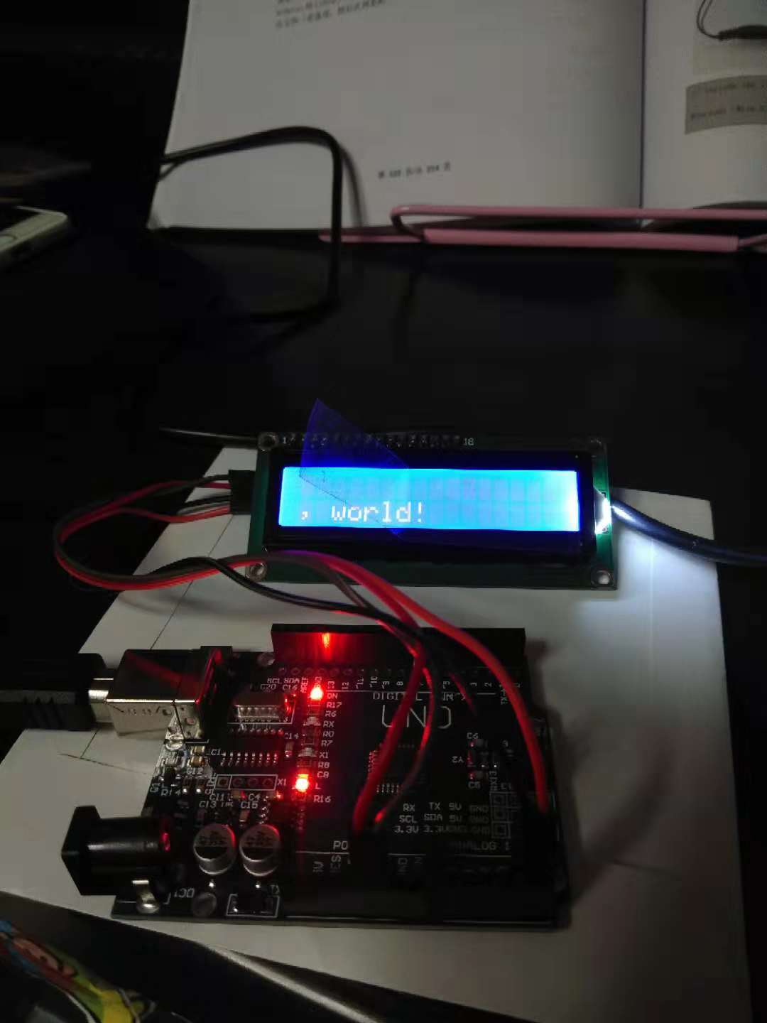 Arduino 入门学习笔记7 I2C LCD1602液晶显示实验 及 超声波传感器距离检测_i2c lcd1602 液晶显示屏背后的-CSDN博客