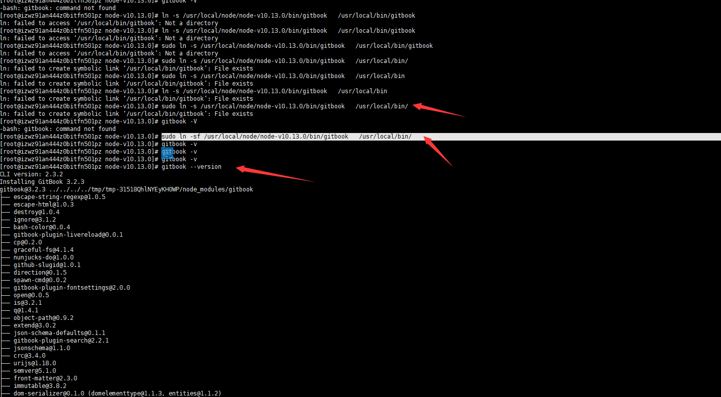 Linux installation gitbook error - Programmer Sought