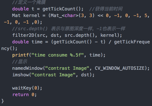 OpenCV学习5：掩膜mask操作