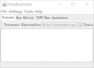 jTessBoxEditor窗口