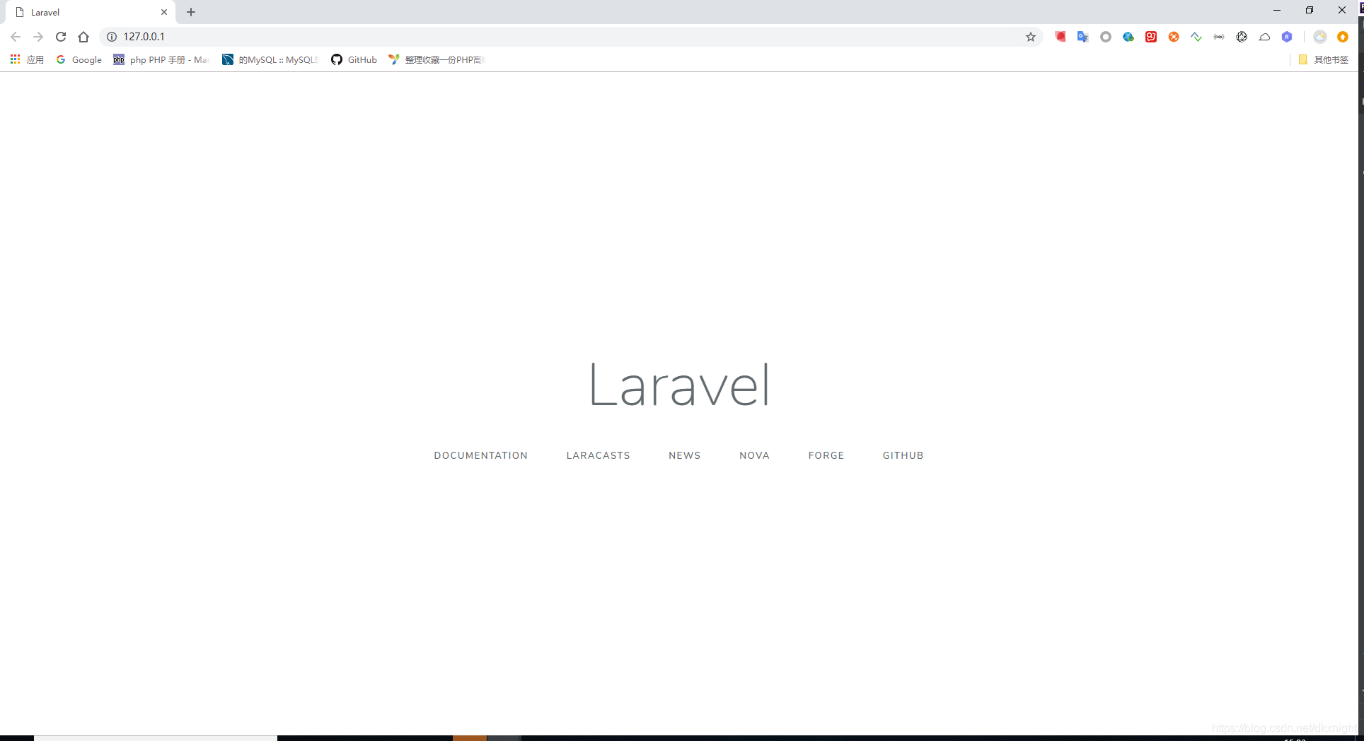 用docker 搭建php框架laravel开发环境 黑色的夜 程序员宝宝 程序员宝宝