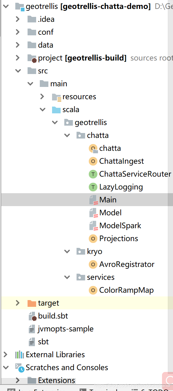 geotrellis框架中示例:geotrellischattademo 的搭建记录_geotrellis官网CSDN博客