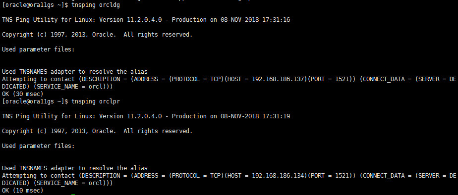 Oracle11g 搭建DataGuard