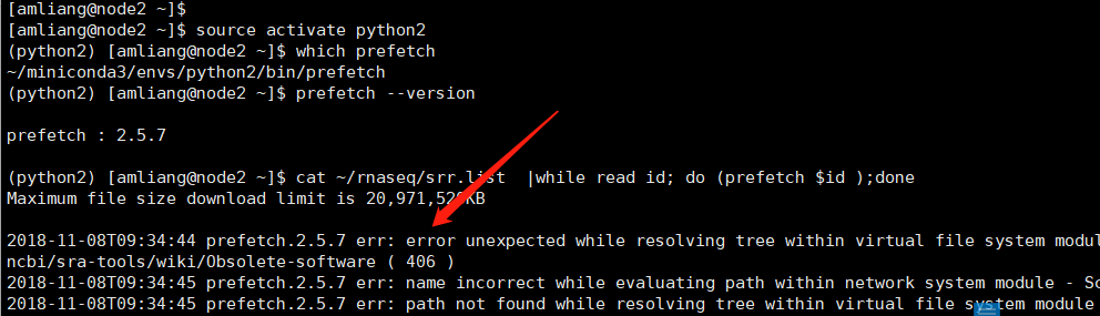 一个用prefetch下载数据的小问题_如何用 conda 下载 prefetch-CSDN博客