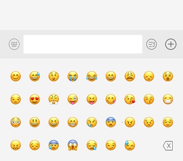 小程序微信聊天功能中发送emoji表情