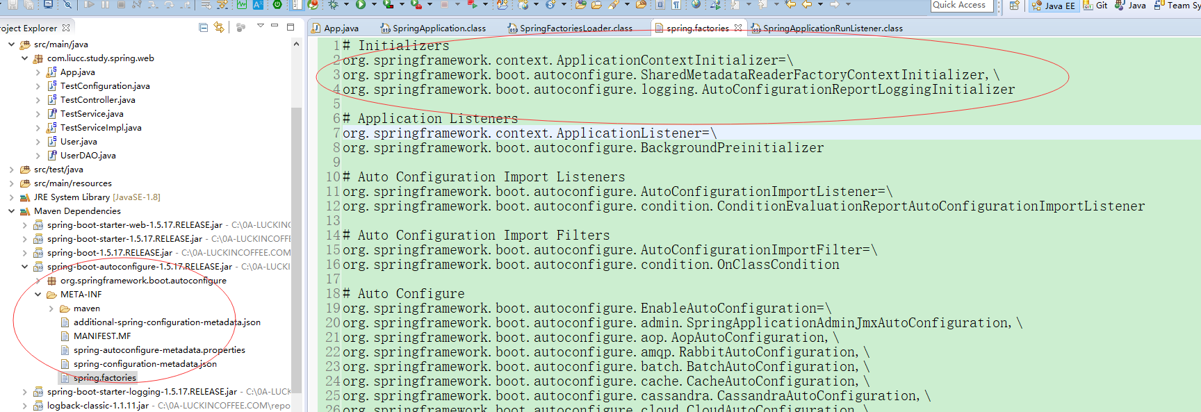 SpringBoot source code ApplicationContextInitializer "C extends ...