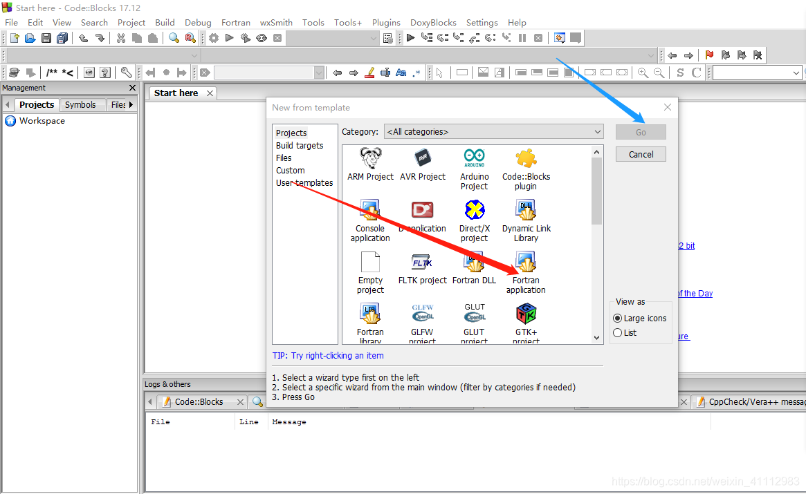 fortran语言在win10上运行利用code::block_fortran4.0怎么运行代码win10_从容且共的博客-CSDN博客