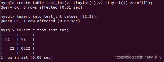 tinyint(4)插入数据时出现 Data truncation: Out of range value for column_data ...