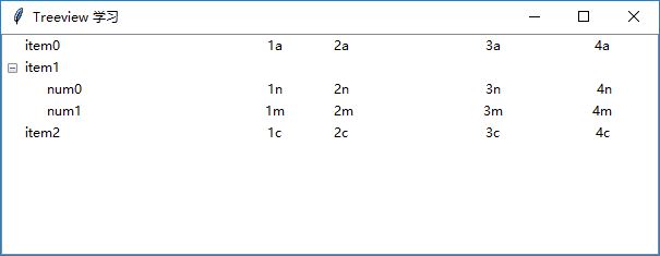 Python GUI 之 Treeview 学习_python treeview-CSDN博客