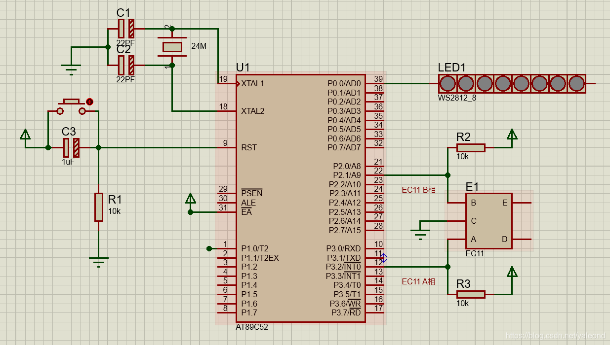 EC11調亮度電路圖