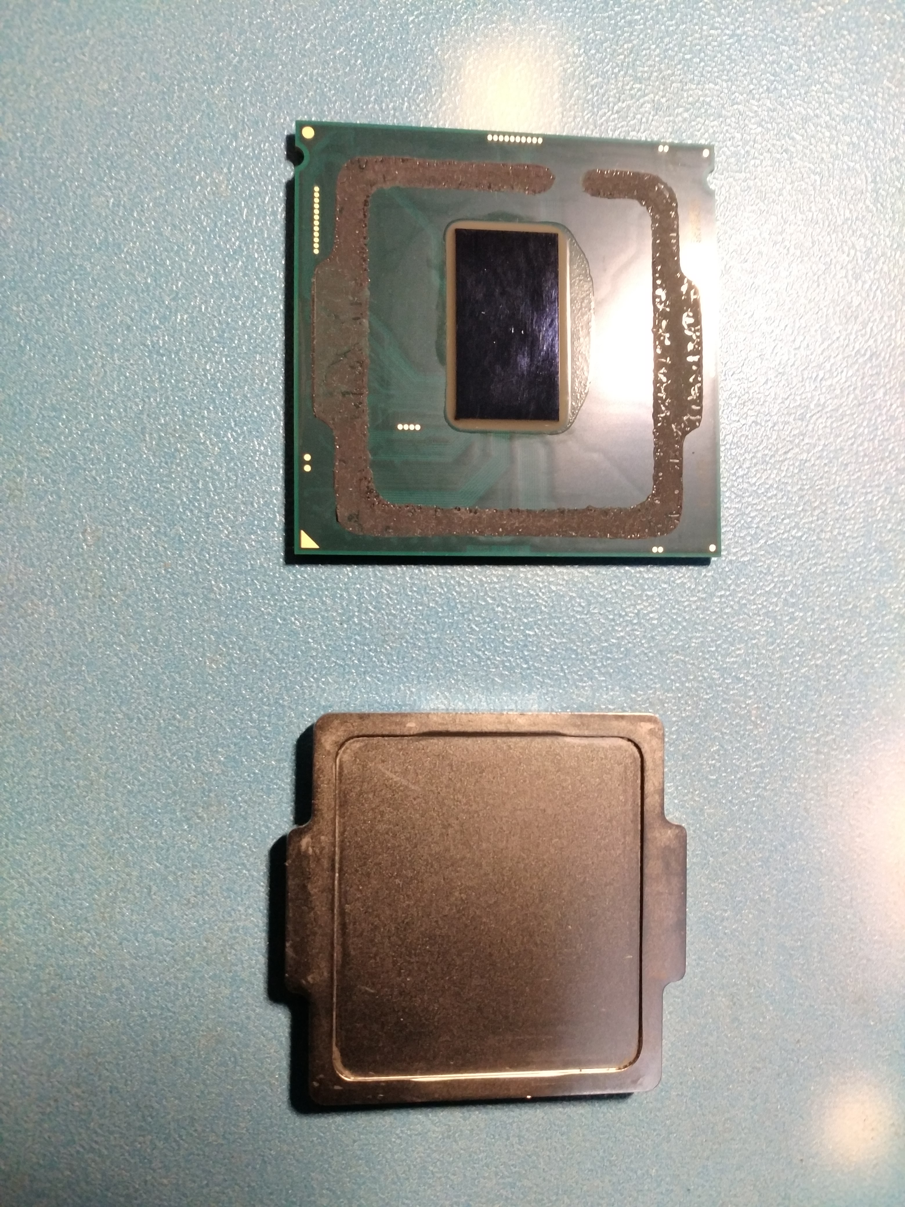 intel i7-8700k开盖换液金对比测试
