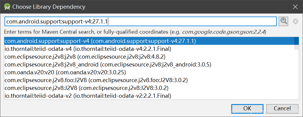android.support.v4不存在的解决方法