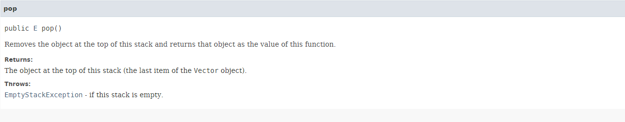 pop()