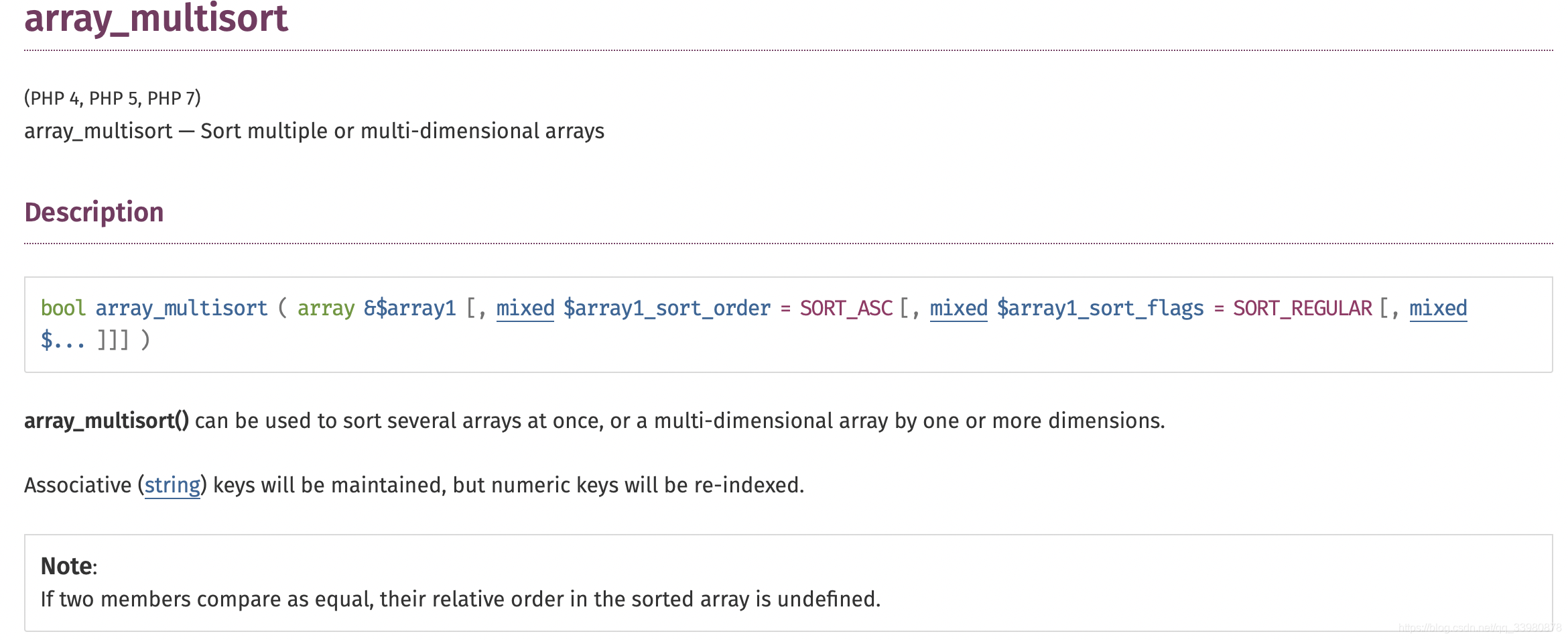 PHP array_multisort实现多维数组按多个值排序问题。_php 多维数据 多值排序-CSDN博客