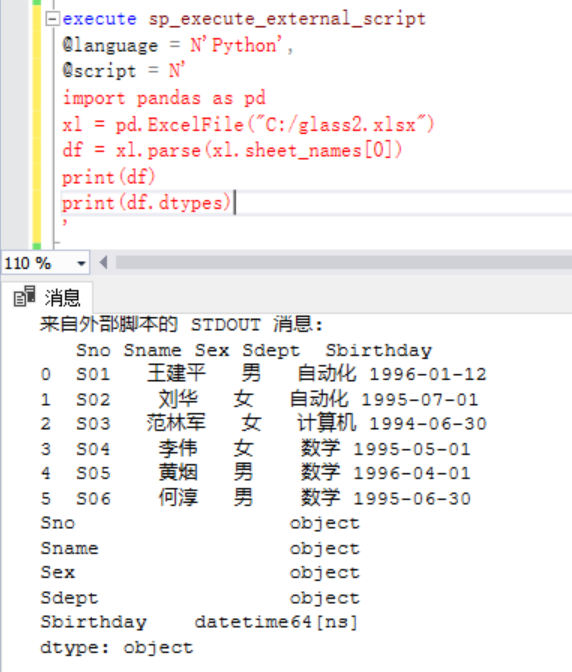 [SQL Server玩轉Python] 二.T-SQL查詢表格值及Python實現資料分析