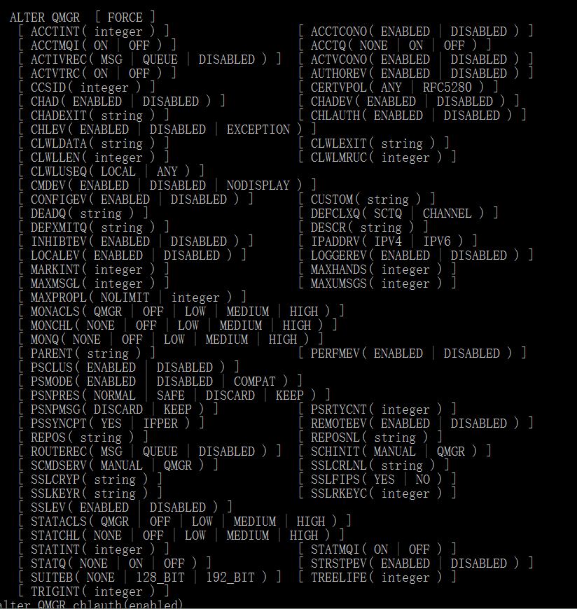 IBM MQ常用命令_ibm mq断开监听CSDN博客