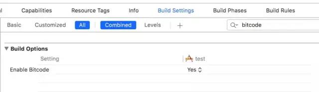 Xcode默认启用Bitcode