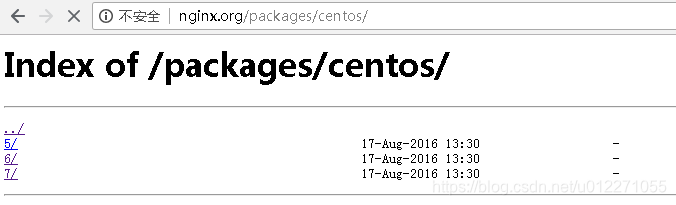 nginx官网yum仓库直连截图2