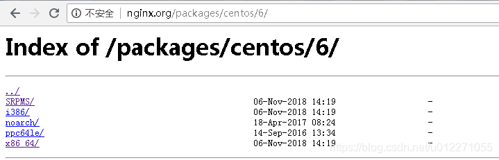 nginx官网yum仓库直连截图3