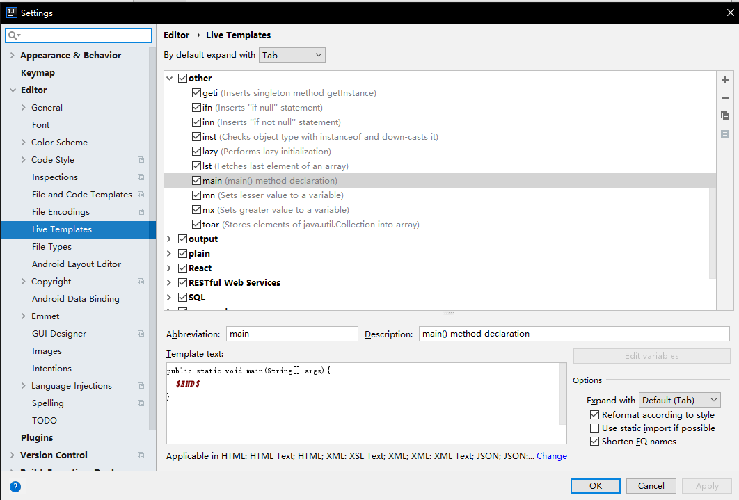 如何解决IDEA中输入sout，psvm后没有自动联想功能的问题。_idea没有联想功能怎么设置的-CSDN博客