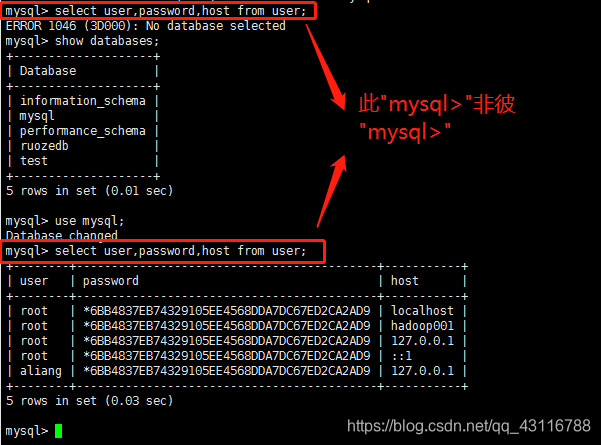 MySql ERROR 1046 3D000 No Database Selected mysql Select Host Mysql error 1046 3d000 no database selected mysql select host