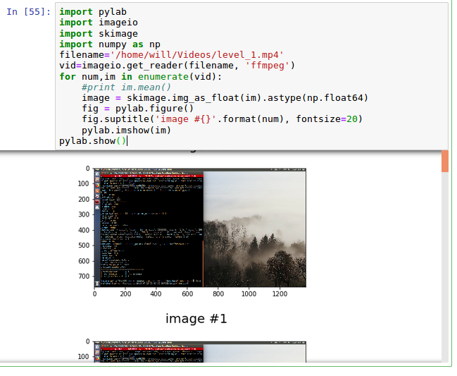 ffmpeg python to create frames from video