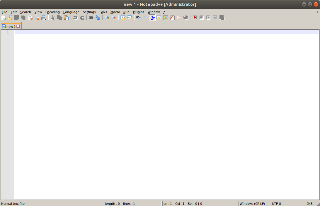 Ubuntu下Notepad++设置默认换行类型为LF_notepad windows( cr lf)设置-CSDN博客