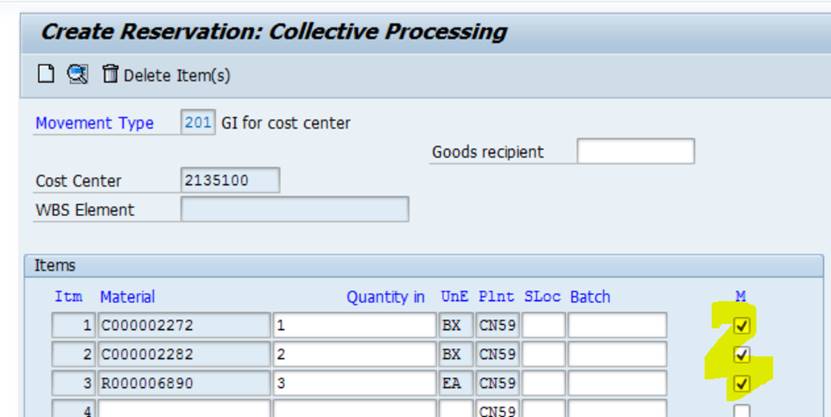 SAP MM MB21 创建预留界面批量为多个行项目勾选M标记_sap mb21 显示配置-CSDN博客