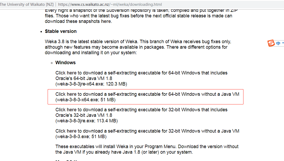 weka download for windows 8 64 bit