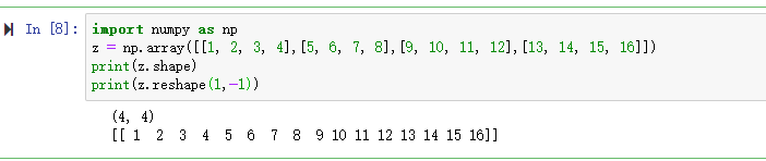 Python的reshape的用法：reshape(1,-1)「建议收藏」