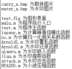 基于DCT离散余弦变换的数字水印算法 matlab源码